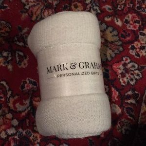 Mark & graham colorblock throw from FabFitFun gray